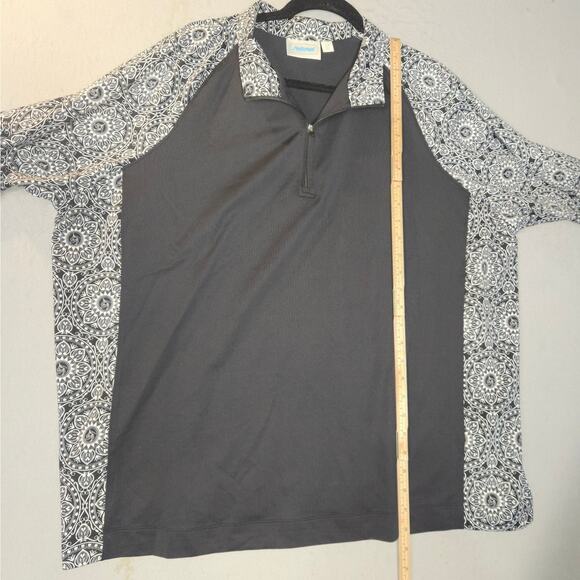 National Since 1952 Women 3X Lightweight Pullover Jacket Floral Stretch Outdoors - Picture 6 of 11